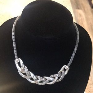 ❤️ Brighton collectibles silver collar necklace
